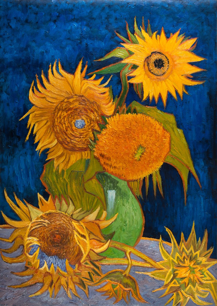 Zonnenbloemen van Gogh